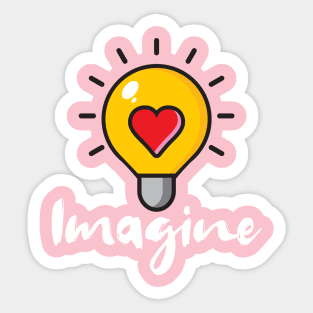 Imagine Sticker